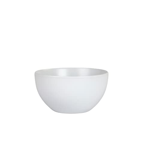 10 Strawberry Street Wazee Matte 5.5"/16oz Cereal Bowl, Set of 6, White