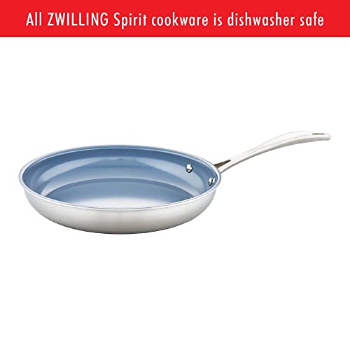 ZWILLING J.A. Henckels 64080-001 Spirit Ceramic Nonstick Cookware Set, 10-pc, Stainless Steel