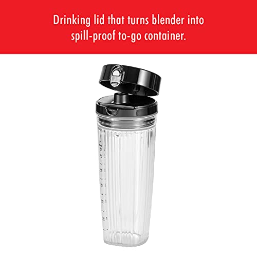 ZWILLING J.A. HENCKELS Enfinigy Personal Blender, Piranha Teeth Cross Blade for Ultimate Blending, Smoothies, Shakes and More, 20 fl oz Breakproof Travel Cup with Lid, BPA Free, Black