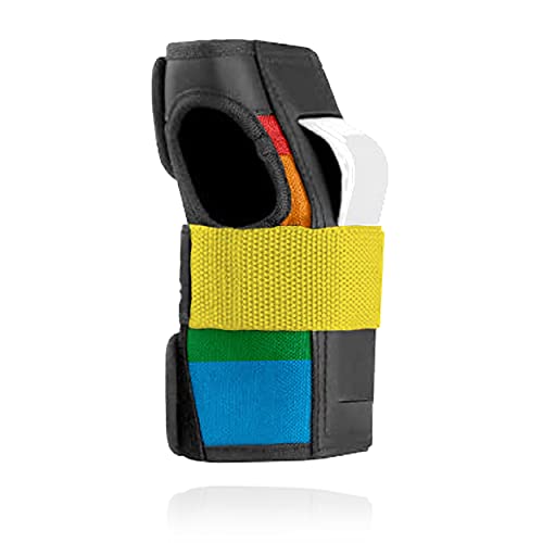 187 KILLER PADS Wrist Guard, Rainbow, Medium