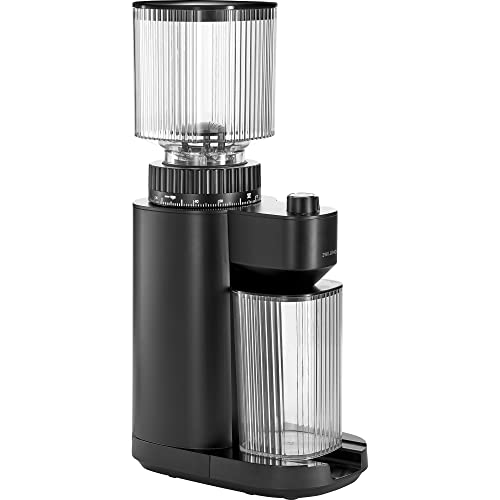 ZWILLING Enfinigy Premium Automatic Glass Coffee Bean Grinder with Stainless Steel Grinder - SCA Awarded, Dishwasher Safe, Perfect for Espresso and Filter Coffee, German Design