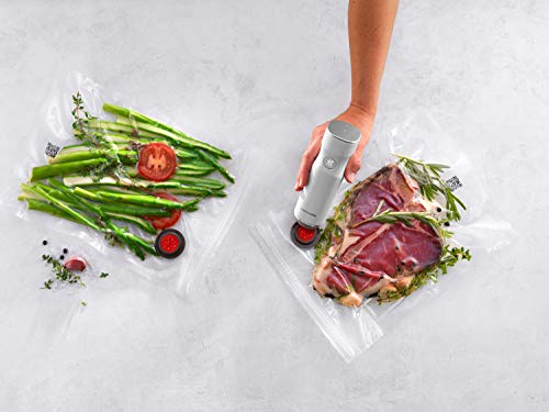 ZWILLING Fresh&Save 10 Piece Reusable Vacuum Sealer Bags – Food Saver Bags for Sous Vide Cooking, Vacuum Sealer Storage, Heavy Duty, BPA Free