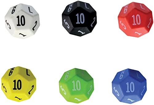 12-Sided Dice 6-Pack