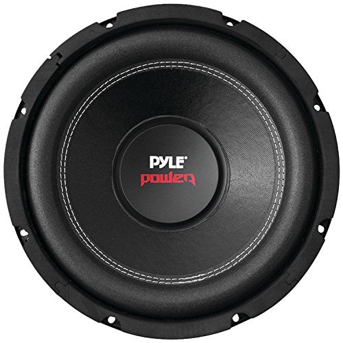 12'' Car Audio Speaker Subwoofer - 1600W High Power Bass Surround Sound Stereo Subwoofer Speaker System, Non-Press Paper Cone, 90 dB, 40 Ohm, 60 oz Magnet, 2'' 4 Layer Voice Coil, Black - Pyle PLPW12D