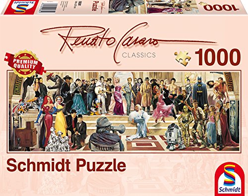 100 Years of Film Panoramic – 1000 Piece Jigsaw Puzzle by Schmidt Spiele – Kids and Adults Ages 12+